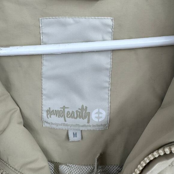 Planet Earth 3 in 1 Vest and Snowboard Jacket Mens Medium Brown Beige - Picture 9 of 16